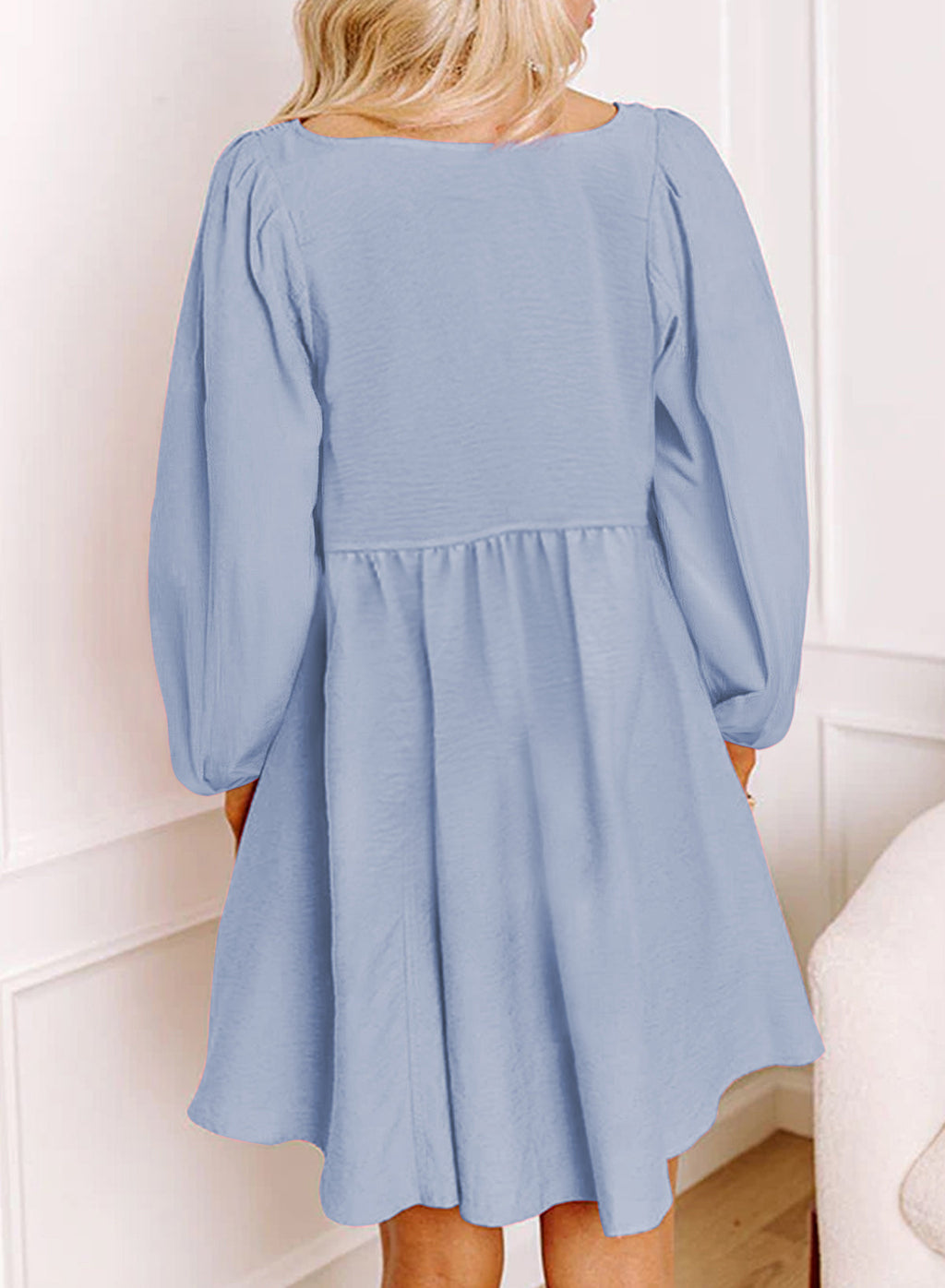 Dokotoo Fall Dresses for Women 2026 Casual Long Sleeve Mini Dress
