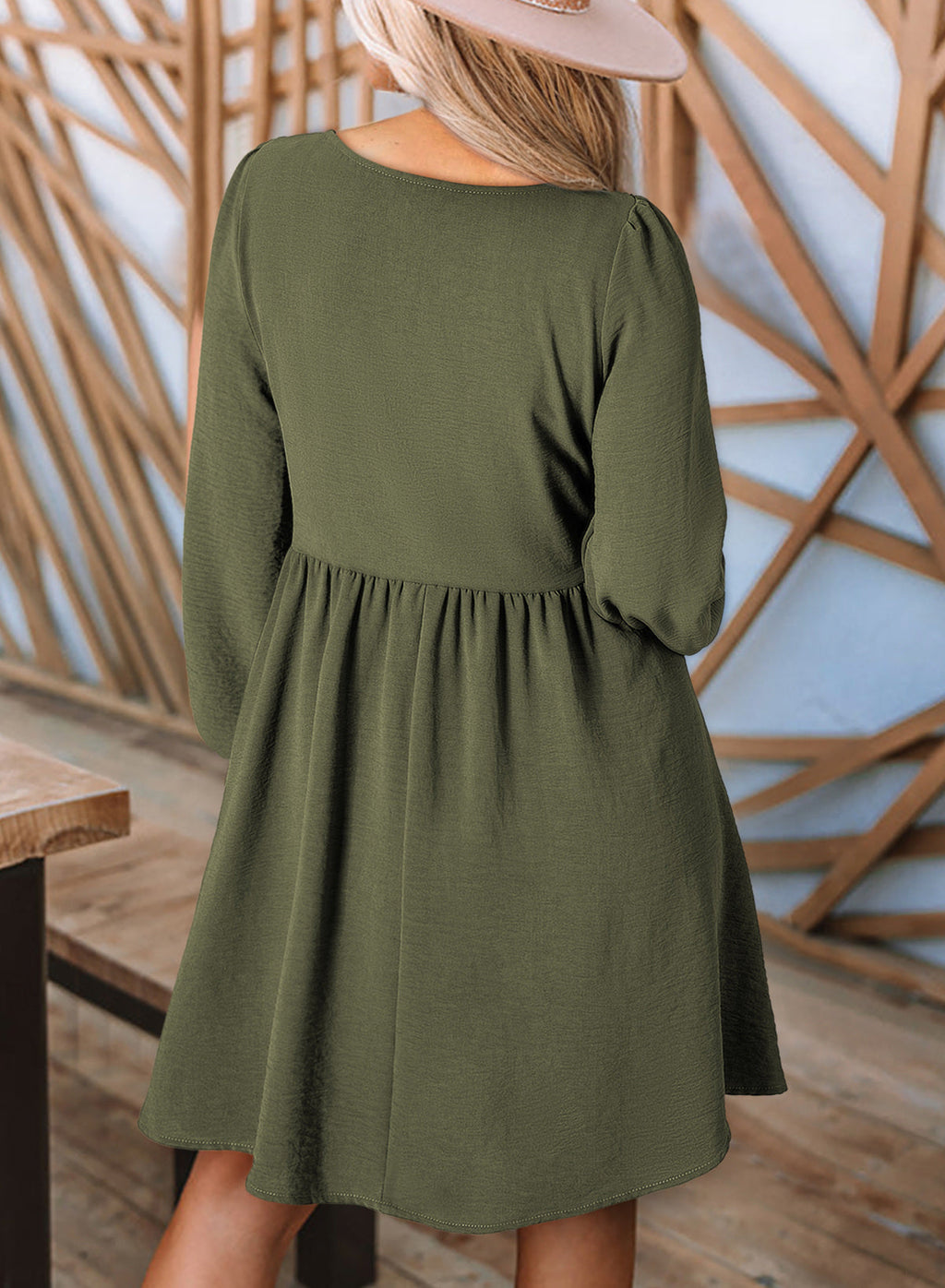 Dokotoo Fall Dresses for Women 2026 Casual Long Sleeve Mini Dress