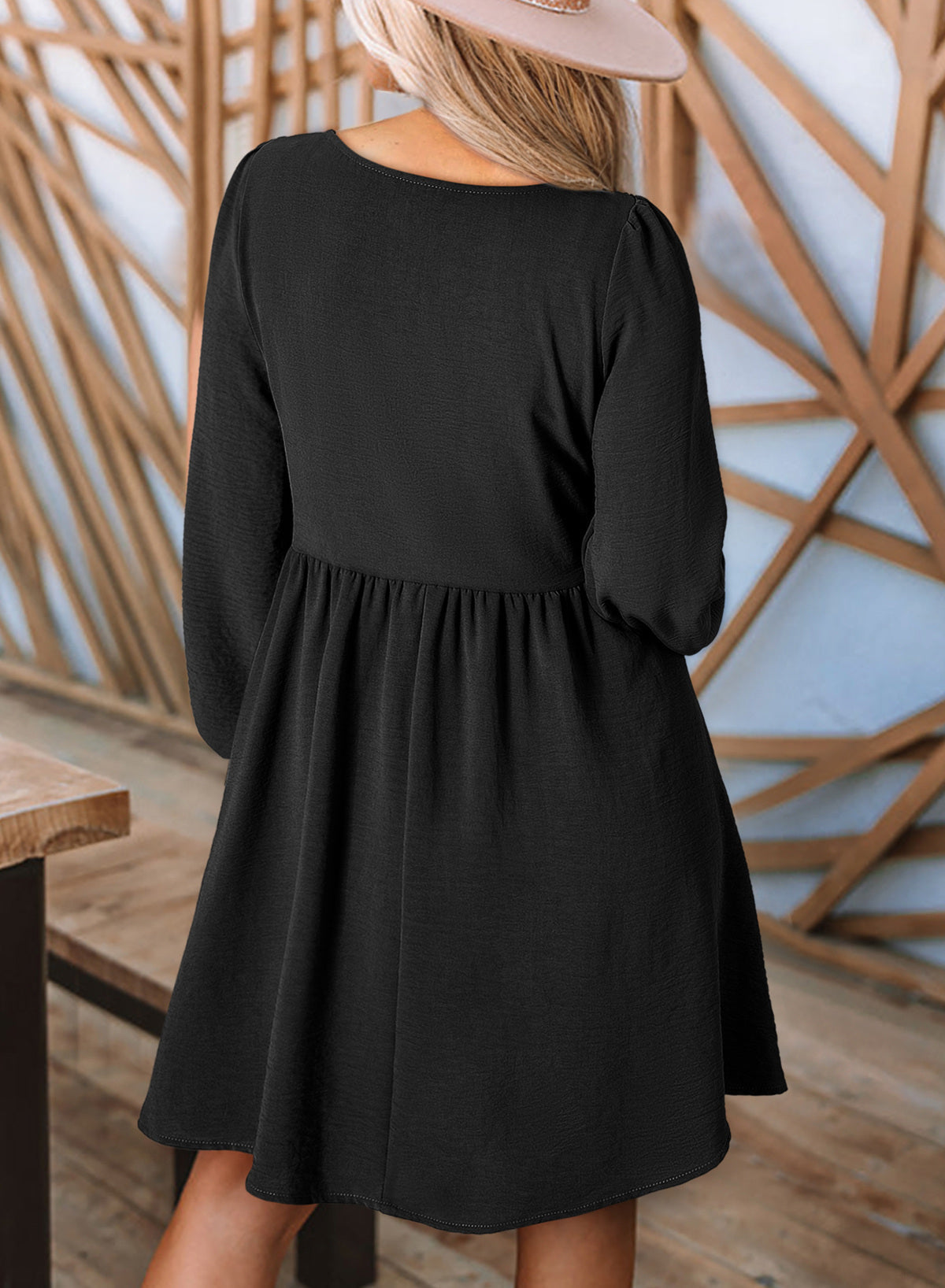 Dokotoo Fall Dresses for Women 2026 Casual Long Sleeve Mini Dress