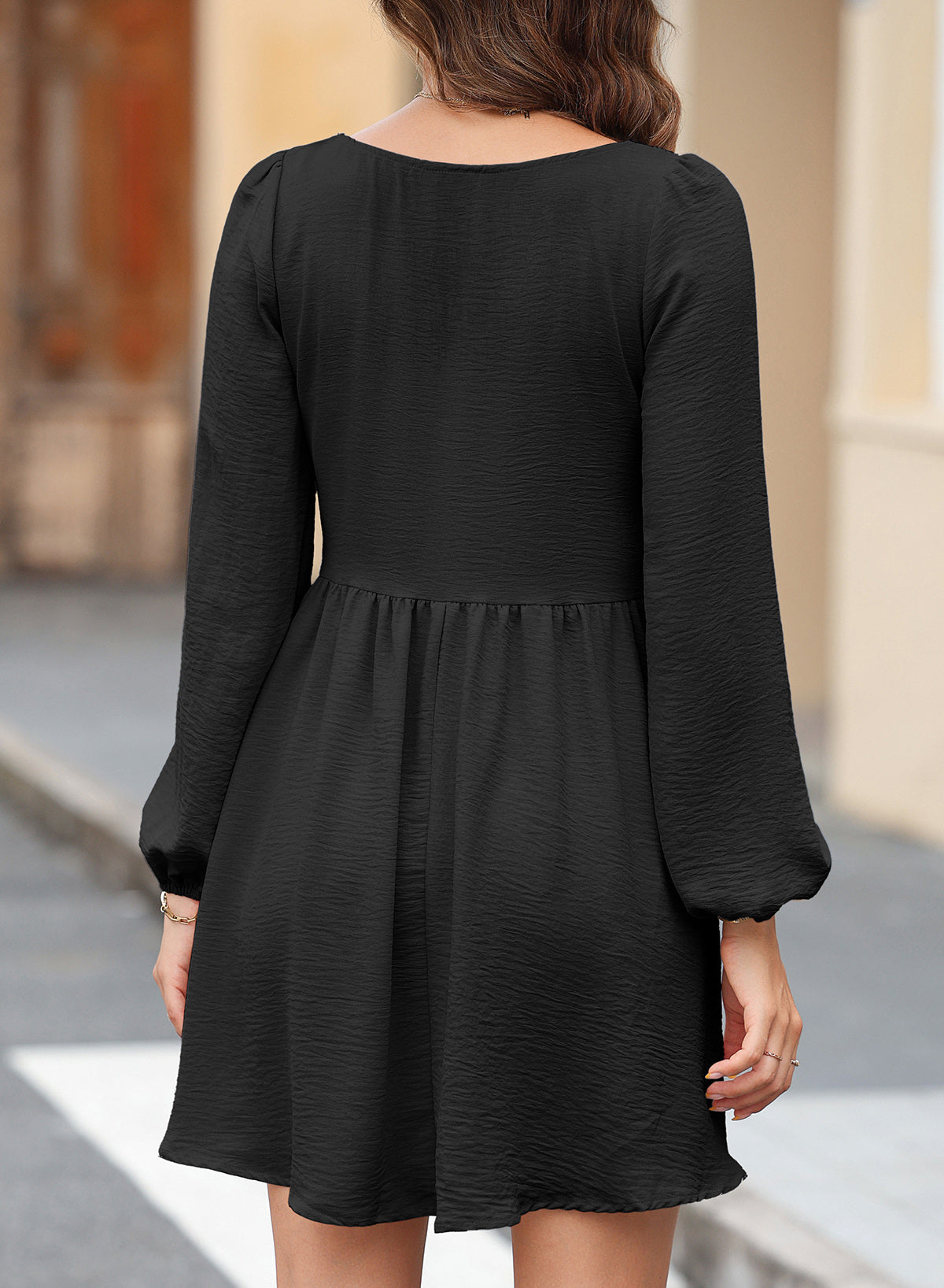 Dokotoo Fall Dresses for Women 2026 Casual Long Sleeve Mini Dress