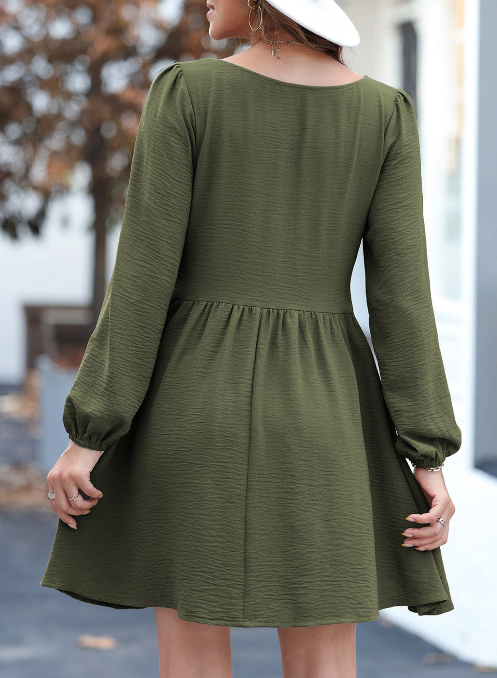 Dokotoo Fall Dresses for Women 2026 Casual Long Sleeve Mini Dress