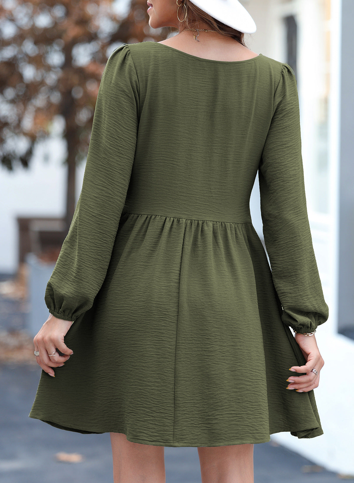 Dokotoo Fall Dresses for Women 2026 Casual Long Sleeve Mini Dress