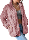Dokotoo Winter Fleece Jacket for Women 2026 Zipper Casual Coat with Pockets