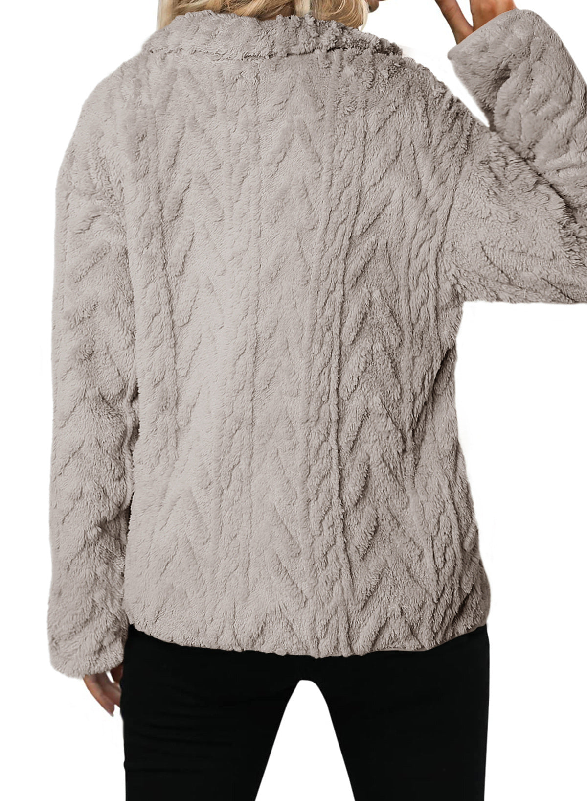 Dokotoo Winter Fleece Jacket for Women 2026 Zipper Casual Coat with Pockets