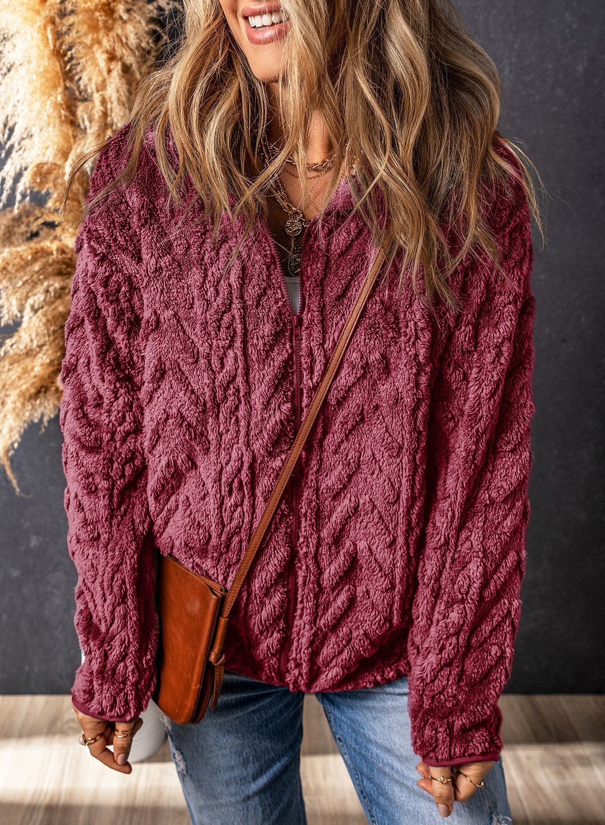 Dokotoo Winter Fleece Jacket for Women 2026 Zipper Casual Coat with Pockets