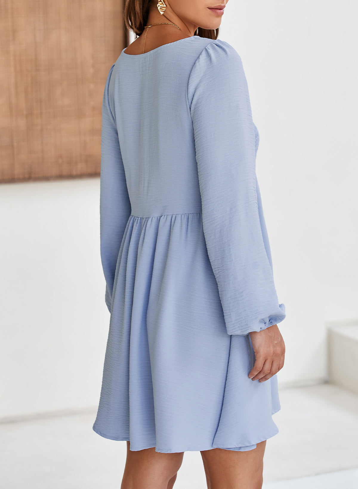 Dokotoo Fall Dresses for Women 2026 Casual Long Sleeve Mini Dress