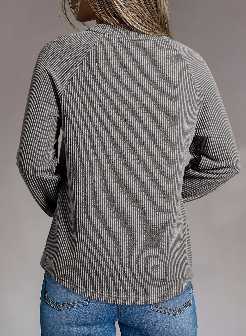 Dokotoo Spring Tops for Women 2026 Long Sleeve Ribbed Knit Teacher Shirts