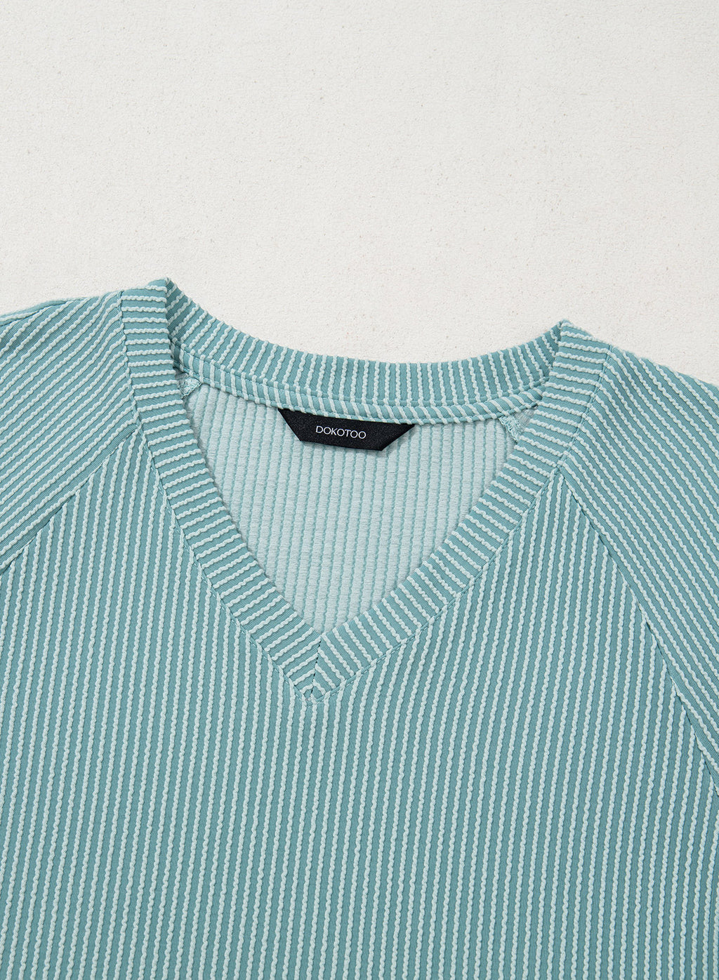 Dokotoo Spring Tops for Women 2026 Long Sleeve Ribbed Knit Teacher Shirts