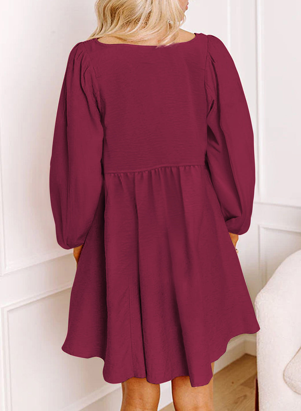 Dokotoo Fall Dresses for Women 2026 Casual Long Sleeve Mini Dress