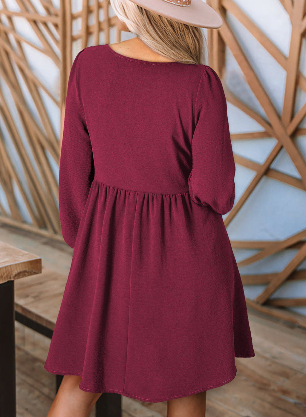 Dokotoo Fall Dresses for Women 2026 Casual Long Sleeve Mini Dress