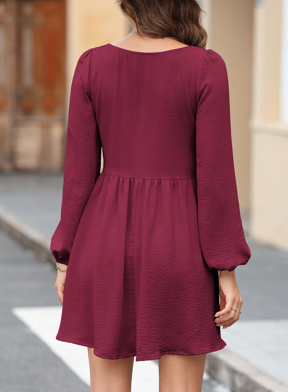 Dokotoo Fall Dresses for Women 2026 Casual Long Sleeve Mini Dress