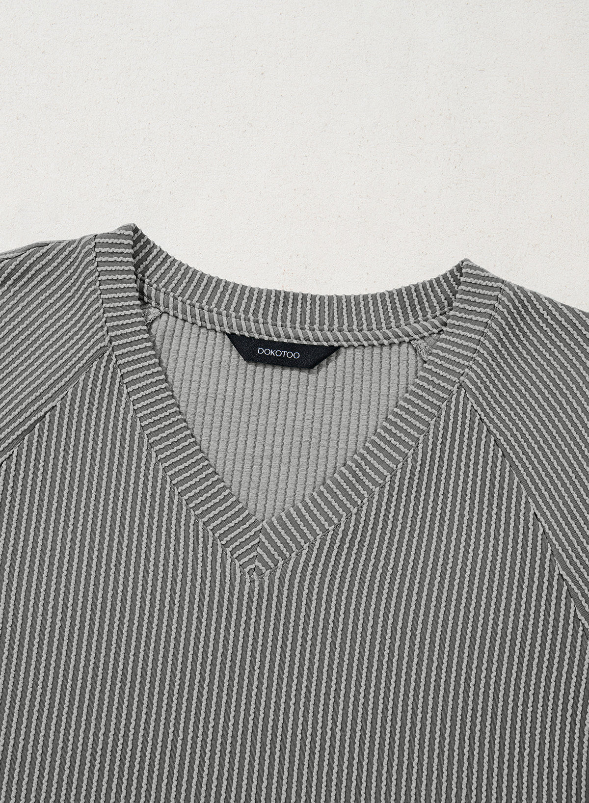 Dokotoo Spring Tops for Women 2026 Long Sleeve Ribbed Knit Teacher Shirts