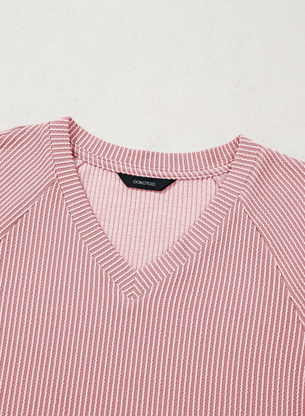 Dokotoo Spring Tops for Women 2026 Long Sleeve Ribbed Knit Teacher Shirts