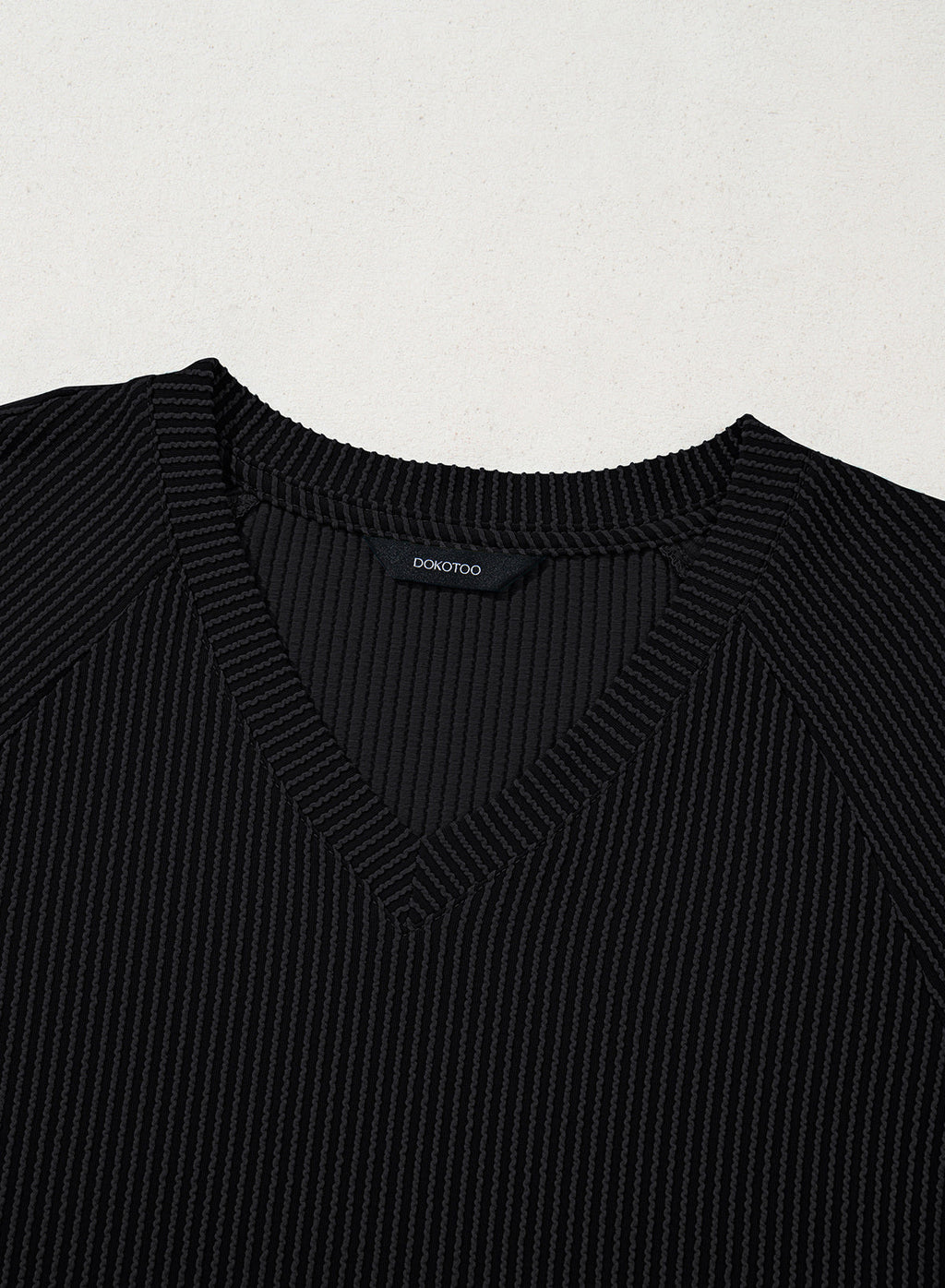 Dokotoo Spring Tops for Women 2026 Long Sleeve Ribbed Knit Teacher Shirts