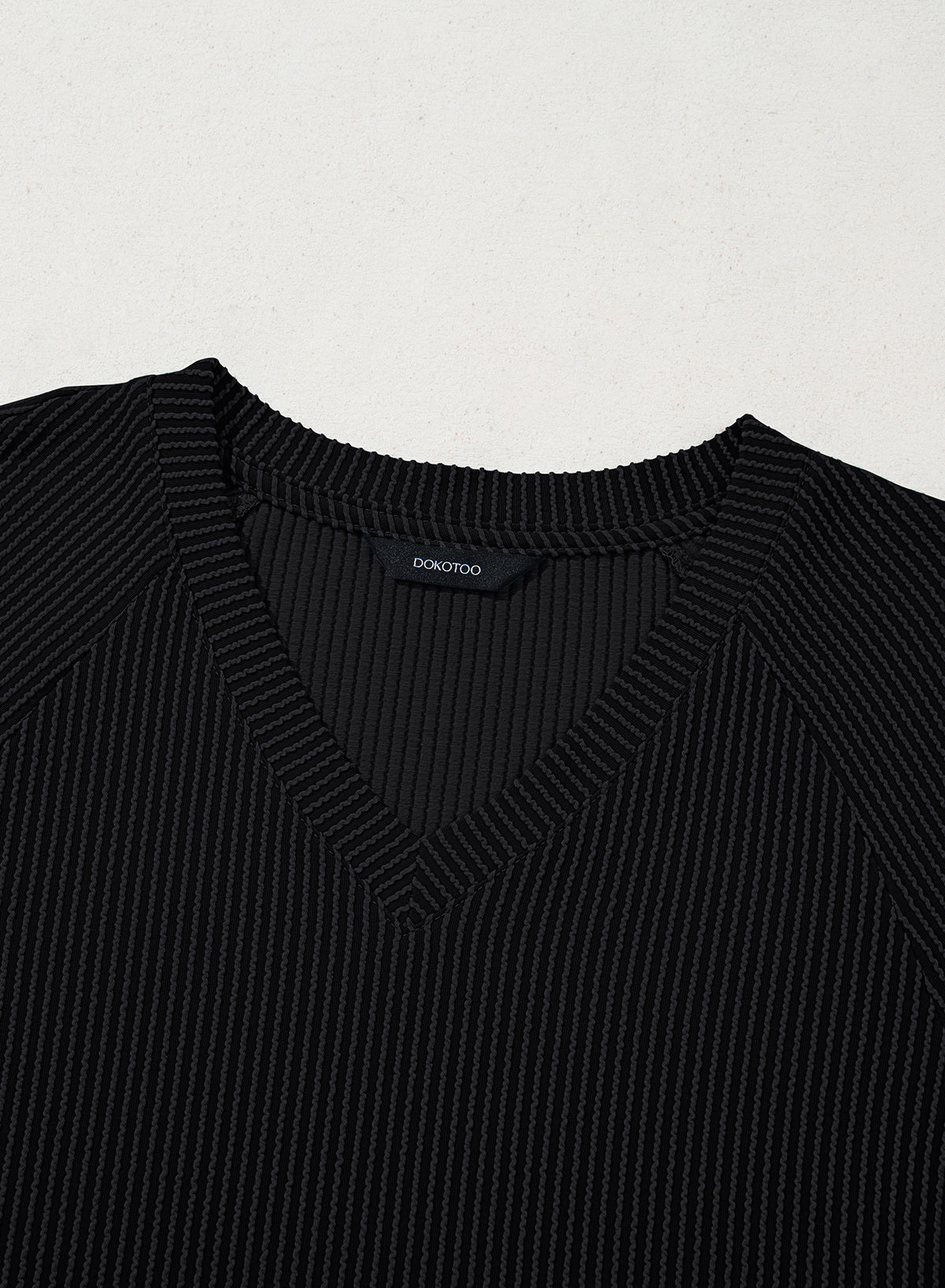 Dokotoo Spring Tops for Women 2026 Long Sleeve Ribbed Knit Teacher Shirts