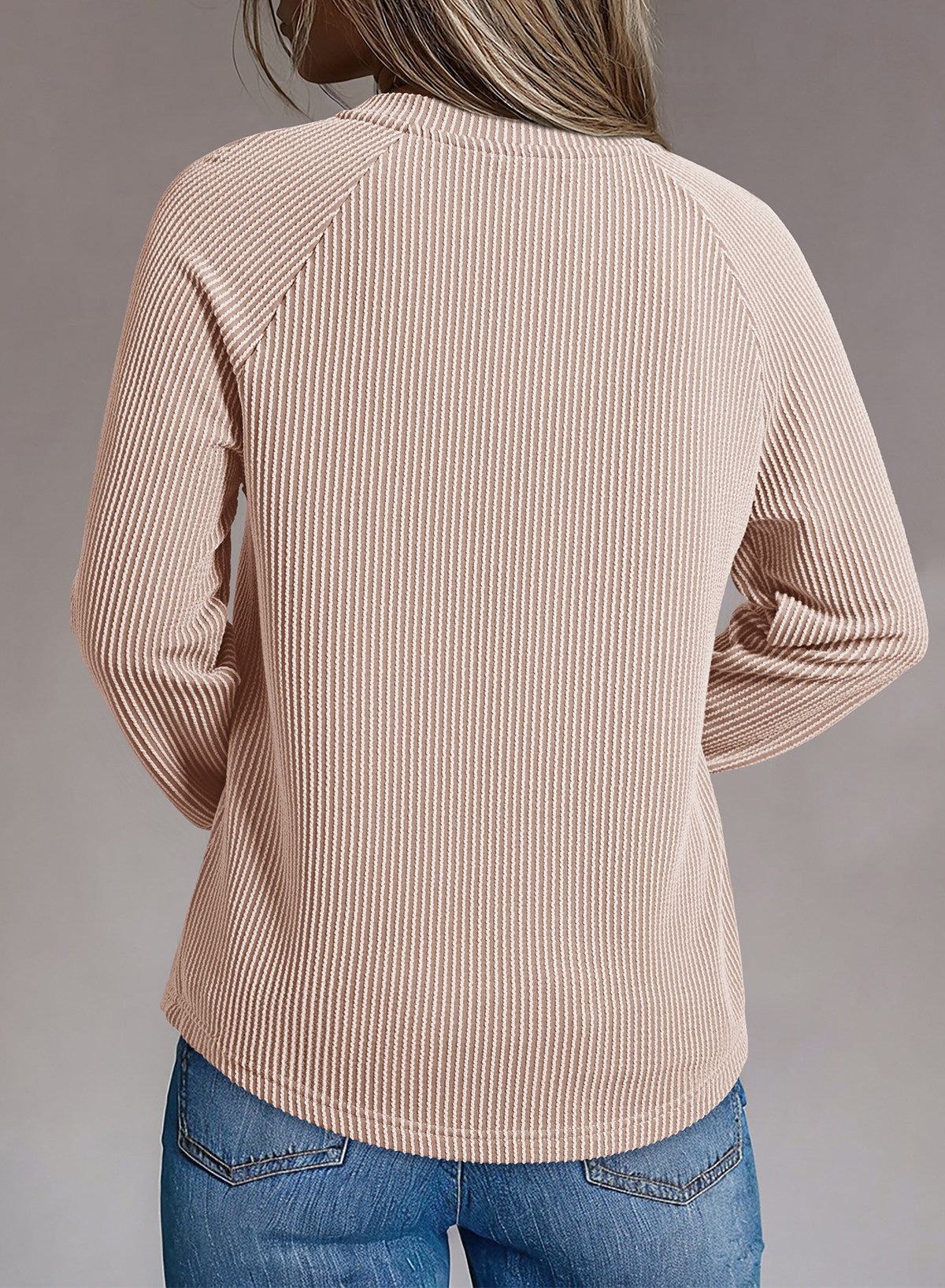 Dokotoo Spring Tops for Women 2026 Long Sleeve Ribbed Knit Teacher Shirts