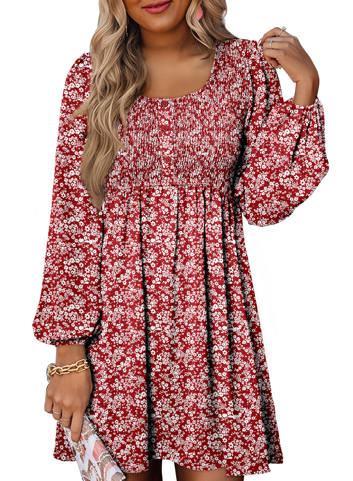 Dokotoo Fall Dresses for Women 2026 Casual Long Sleeve Mini Dress