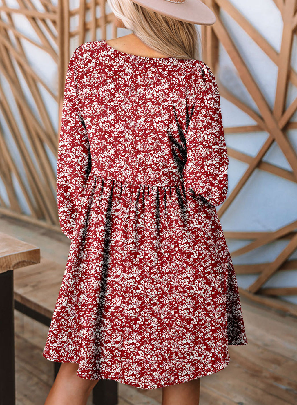 Dokotoo Fall Dresses for Women 2026 Casual Long Sleeve Mini Dress