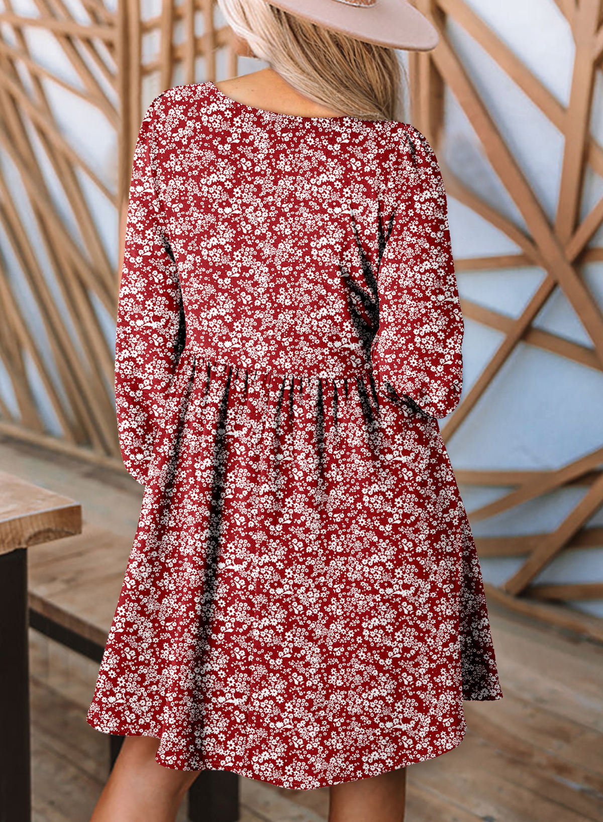 Dokotoo Fall Dresses for Women 2026 Casual Long Sleeve Mini Dress