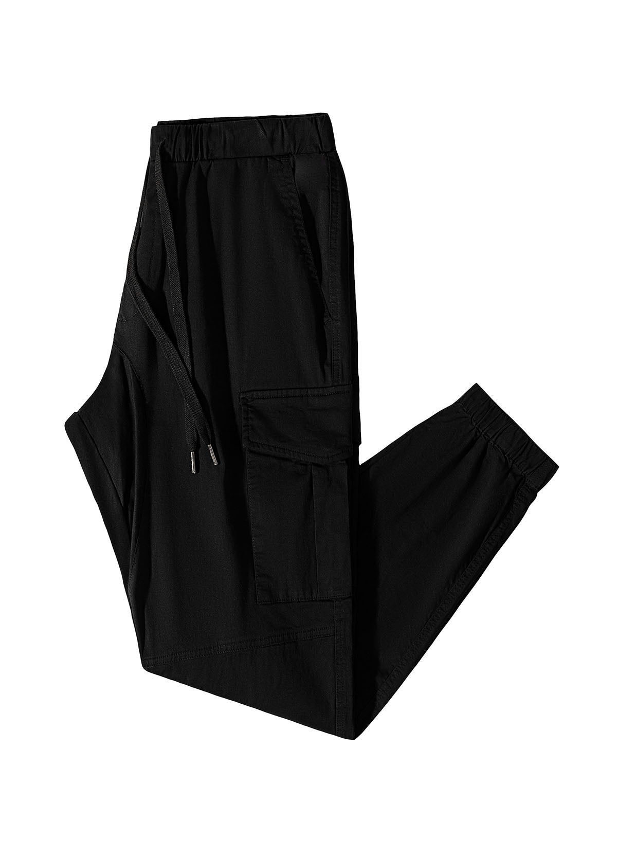 Dokotoo Men Men's Cotton Cargo Joggers Slim Fit Work Pants