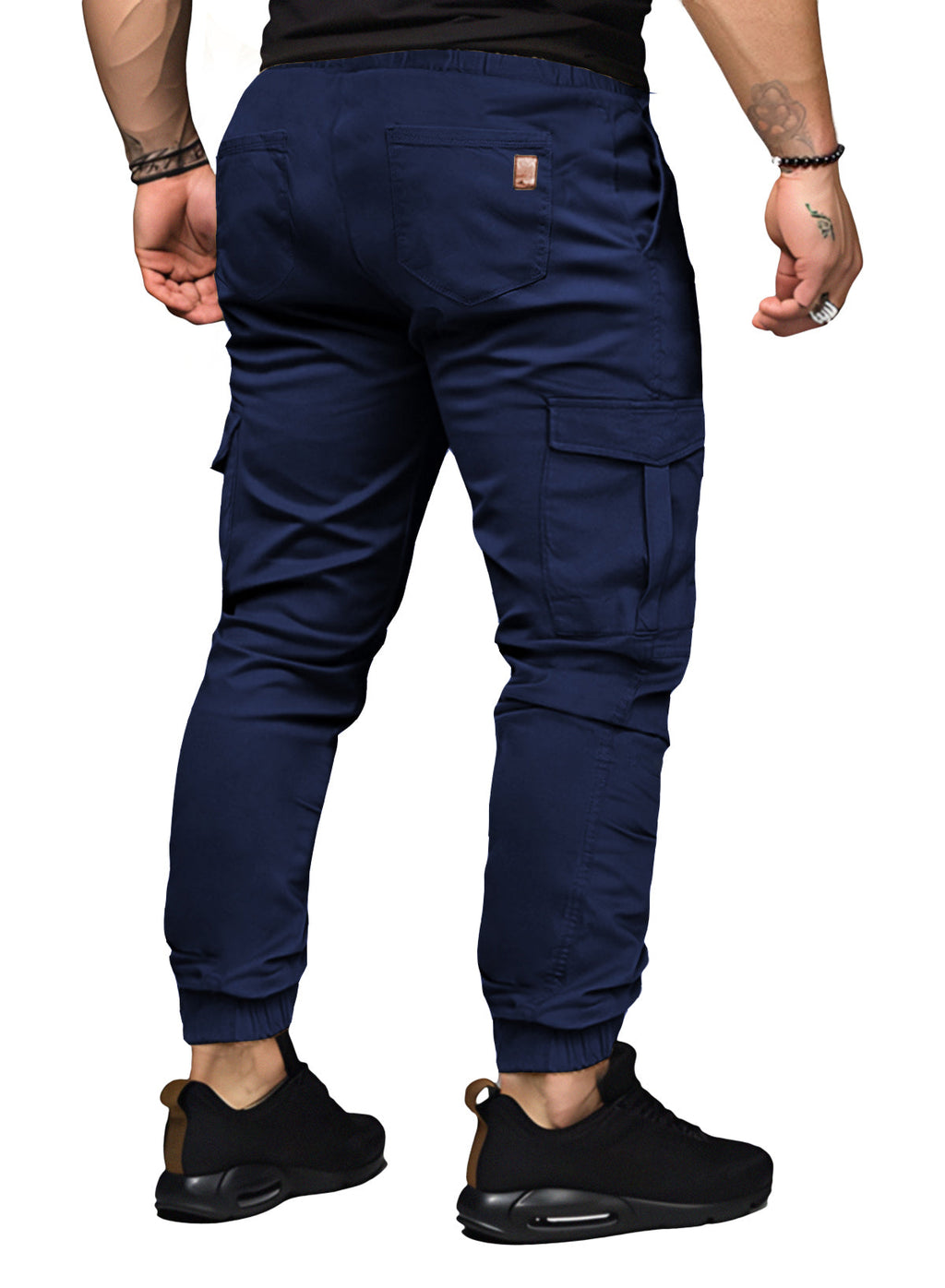 Dokotoo Men Men's Cotton Cargo Joggers Slim Fit Work Pants