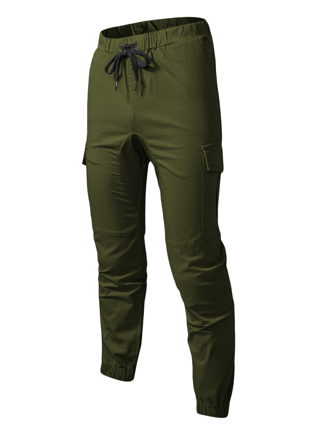 Dokotoo Men Men's Cotton Cargo Joggers Slim Fit Work Pants