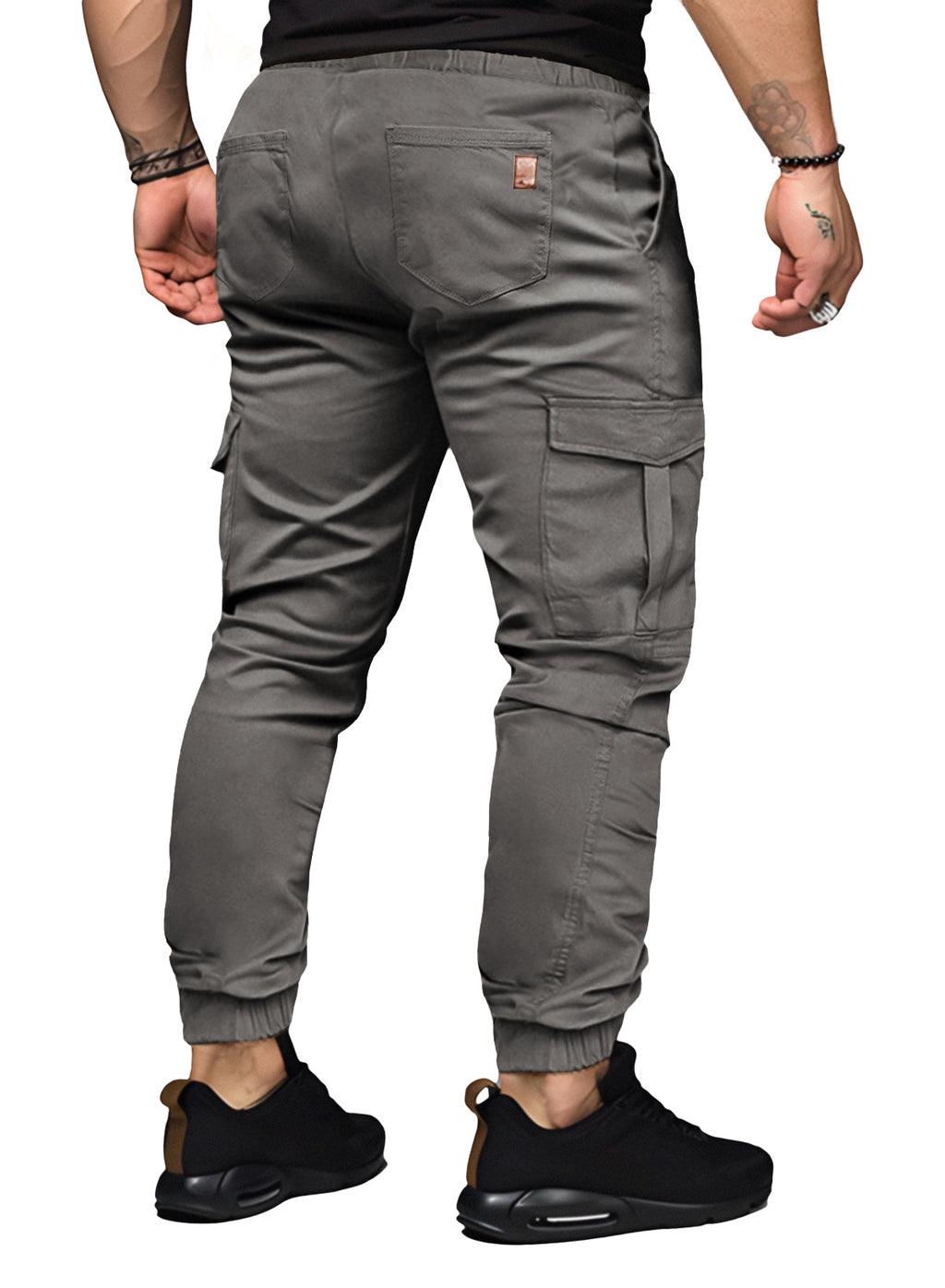 Dokotoo Men Men's Cotton Cargo Joggers Slim Fit Work Pants