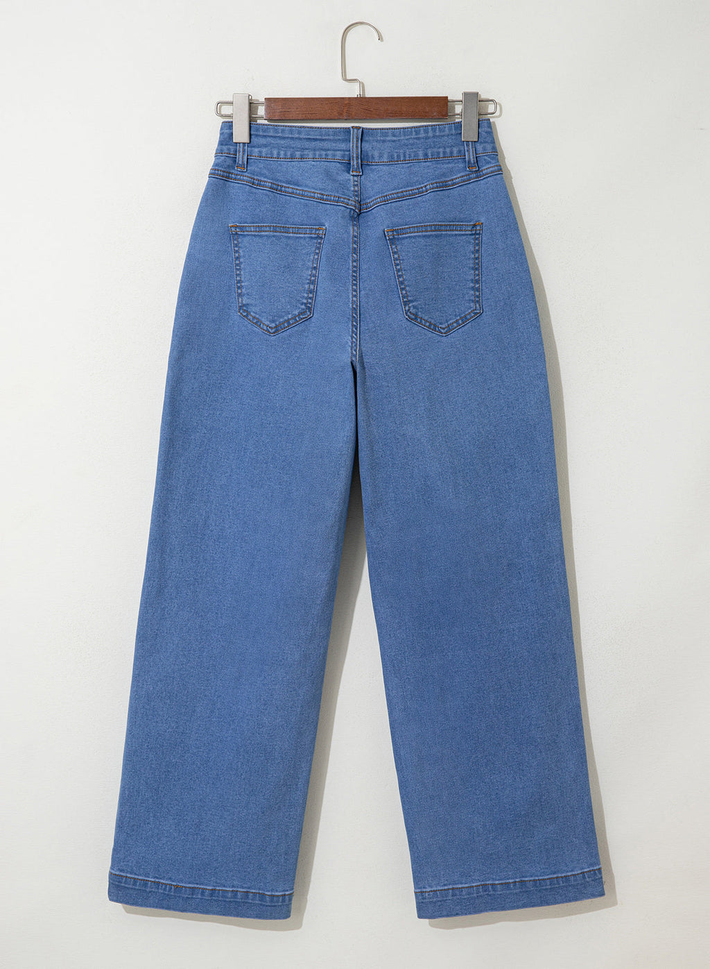 Dokotoo Women's Pants High Waisted Jeans Stretch Colorblock Denim Pants