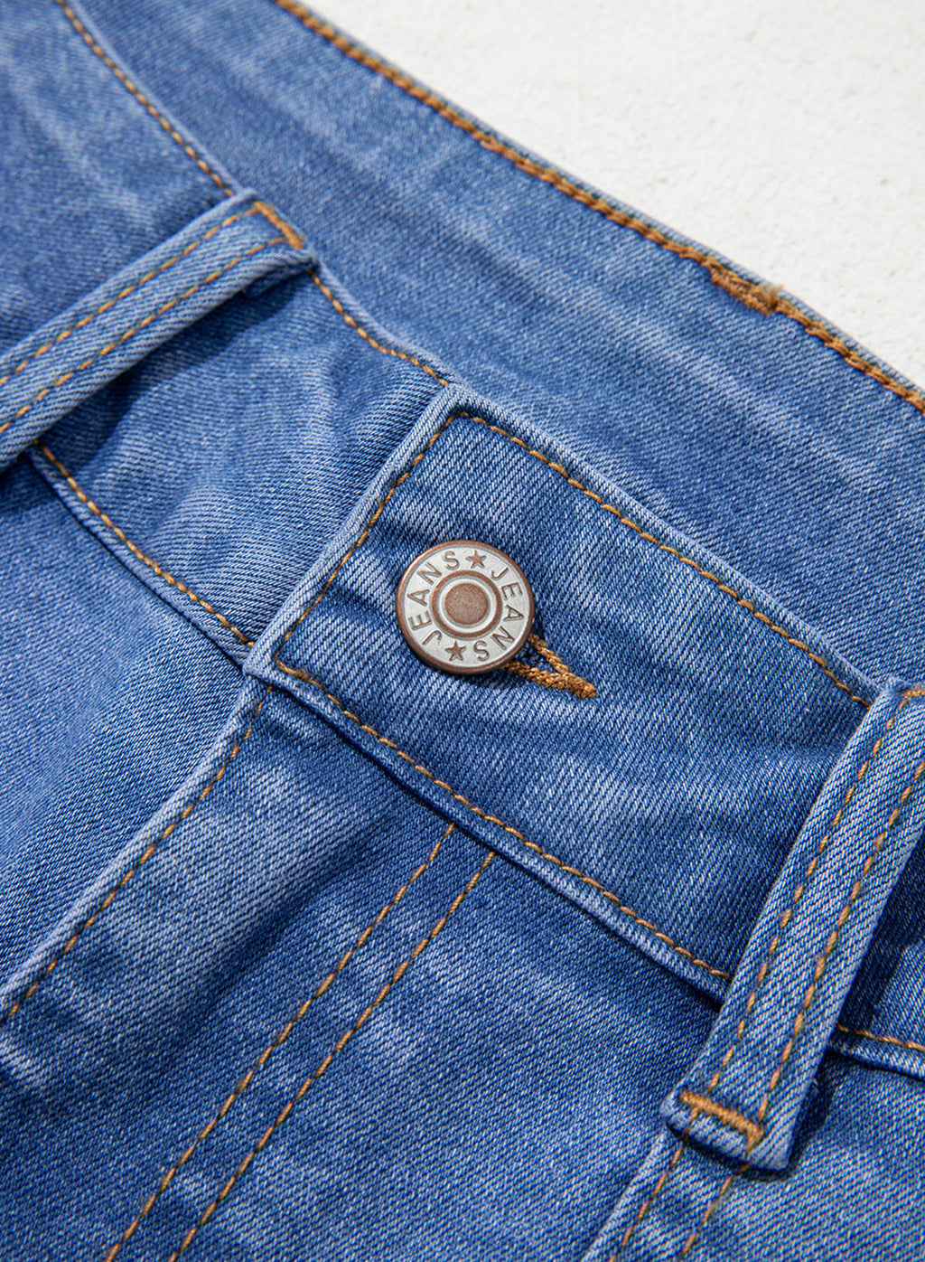 Dokotoo Women's Pants High Waisted Jeans Stretch Colorblock Denim Pants