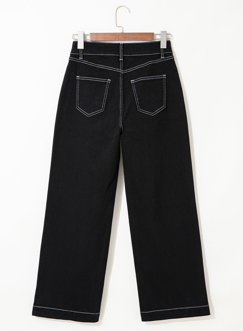 Dokotoo Women's Pants High Waisted Jeans Stretch Colorblock Denim Pants