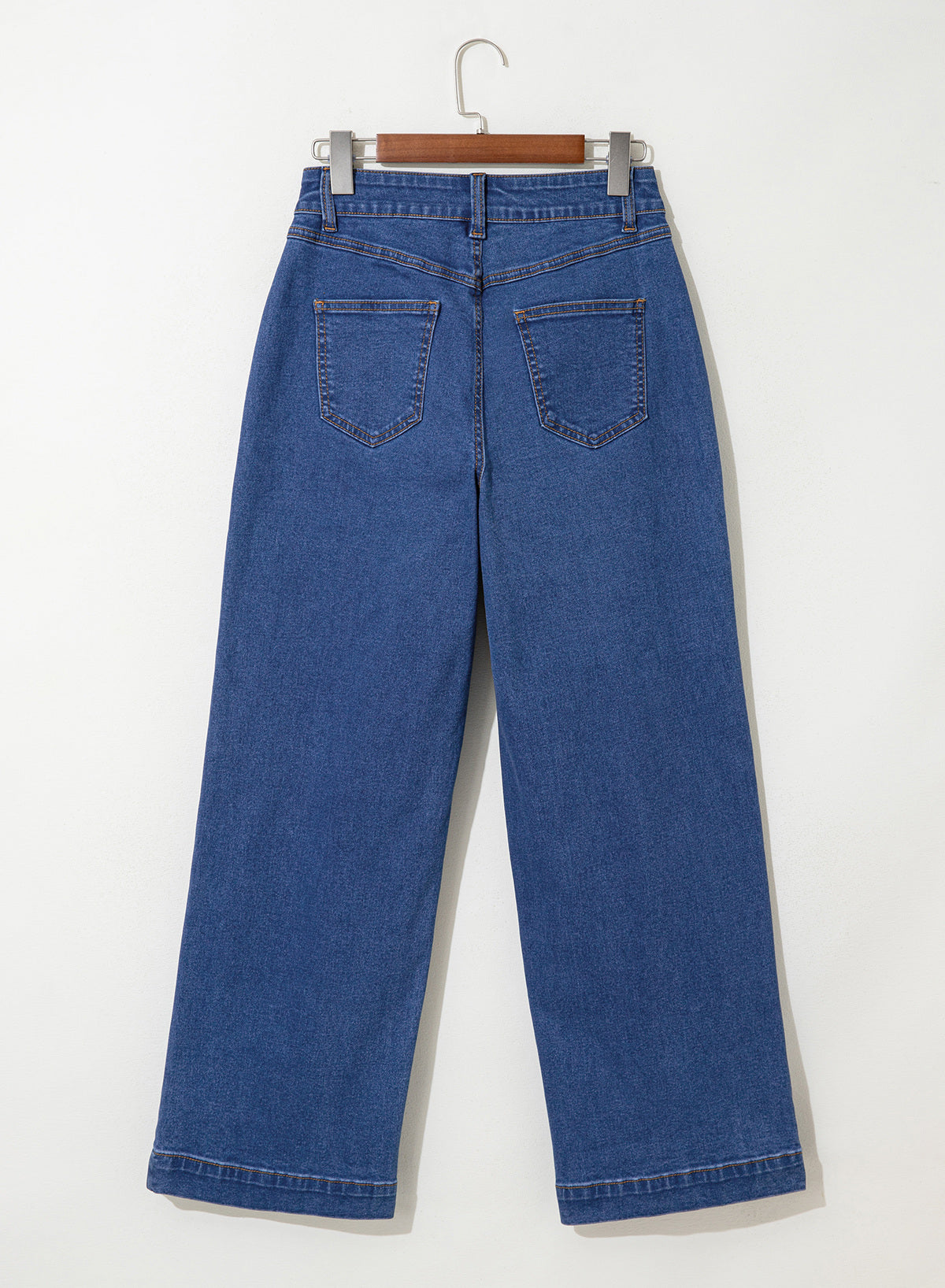 Dokotoo Women's Pants High Waisted Jeans Stretch Colorblock Denim Pants