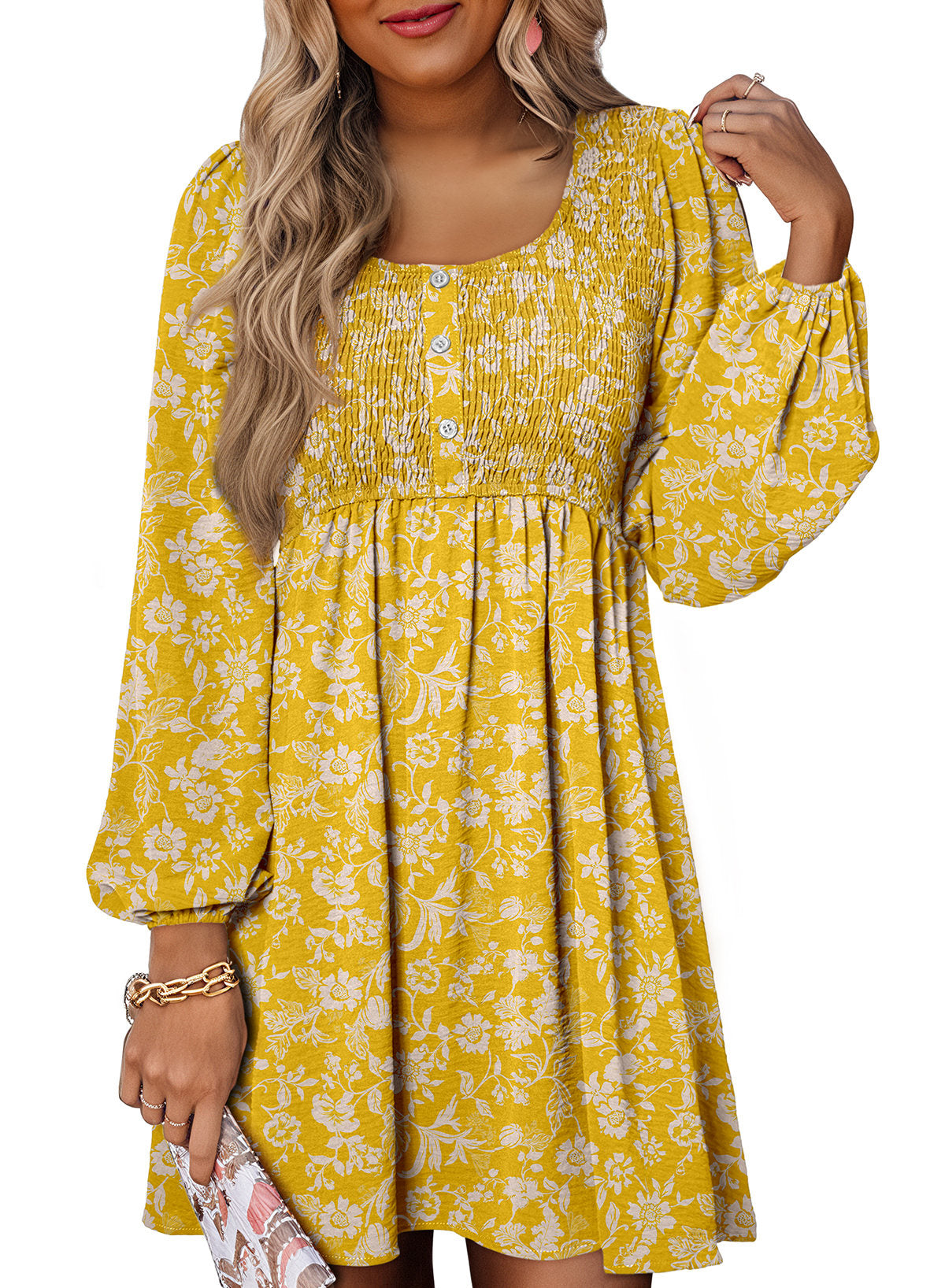 Dokotoo Fall Dresses for Women 2026 Casual Long Sleeve Mini Dress
