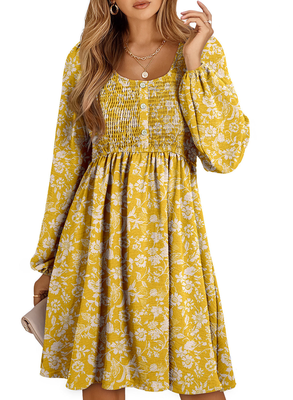 Dokotoo Fall Dresses for Women 2026 Casual Long Sleeve Mini Dress
