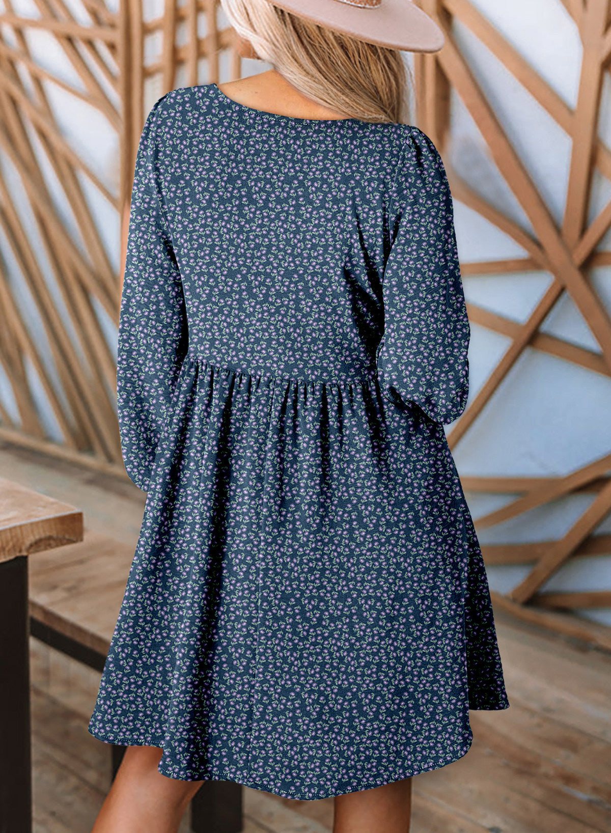 Dokotoo Fall Dresses for Women 2026 Casual Long Sleeve Mini Dress