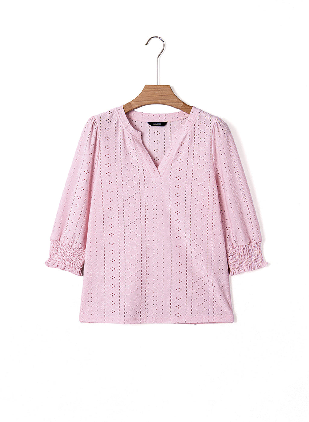 Dokotoo Womens Hollow Out Blouses 3/4 Sleeve Business Tops T-Shirts 2026
