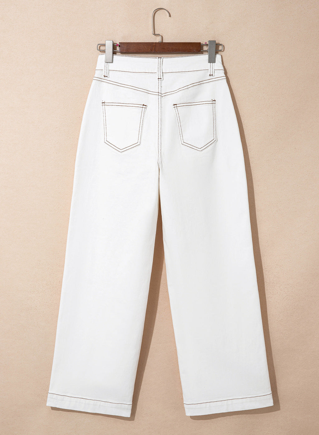 Dokotoo Women's Pants High Waisted Jeans Stretch Colorblock Denim Pants