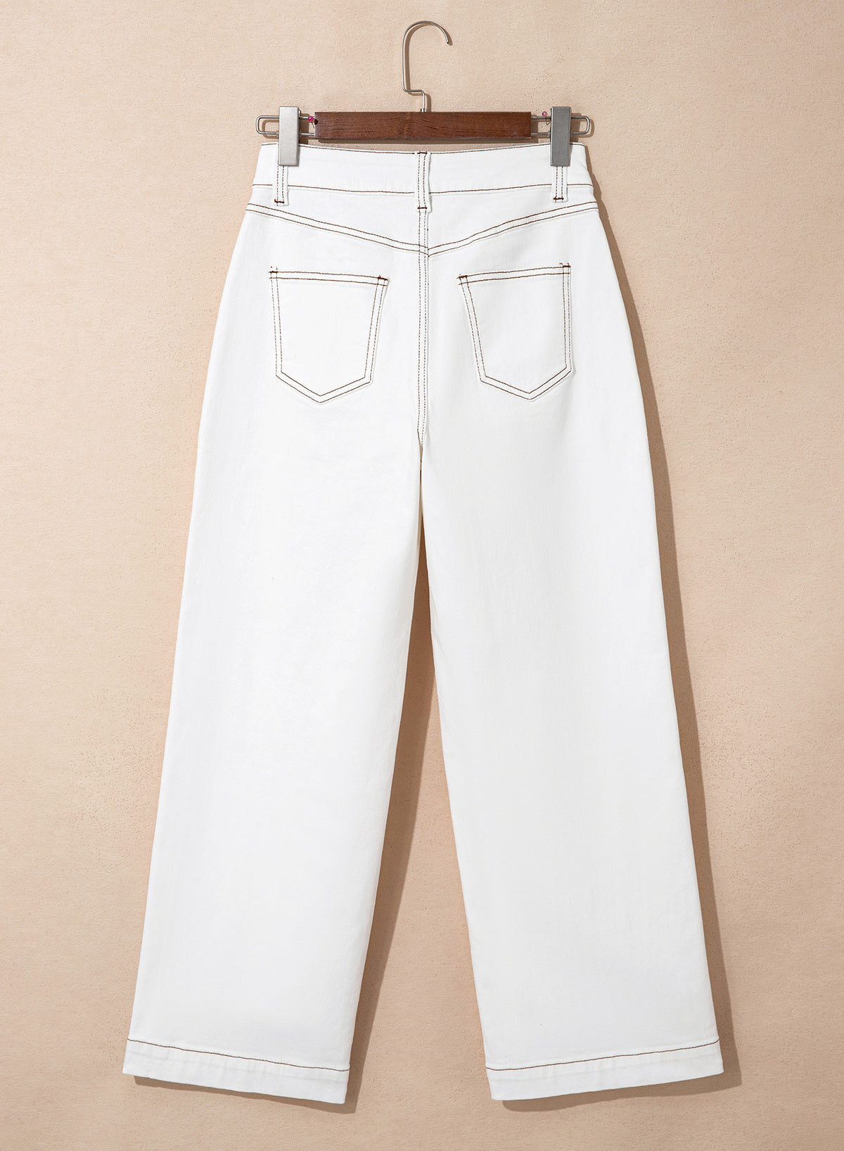 Dokotoo Women's Pants High Waisted Jeans Stretch Colorblock Denim Pants