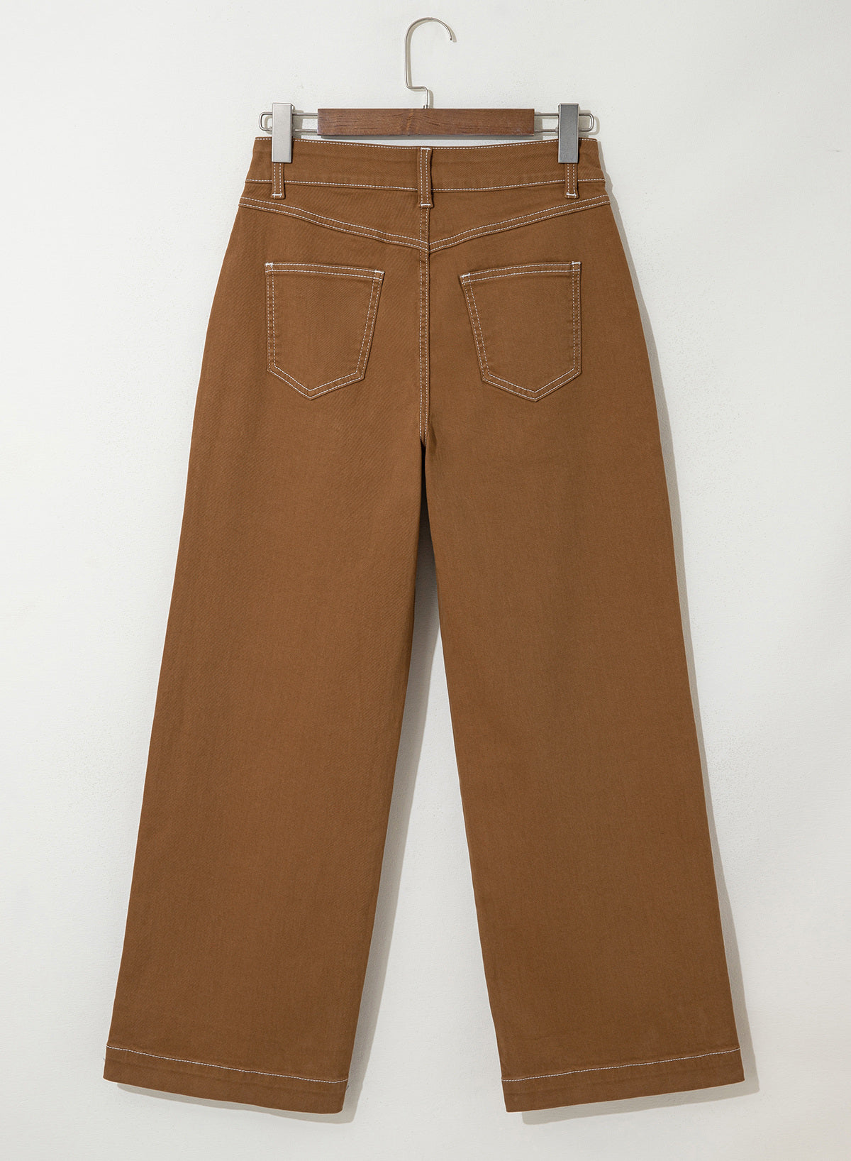 Dokotoo Women's Pants High Waisted Jeans Stretch Colorblock Denim Pants