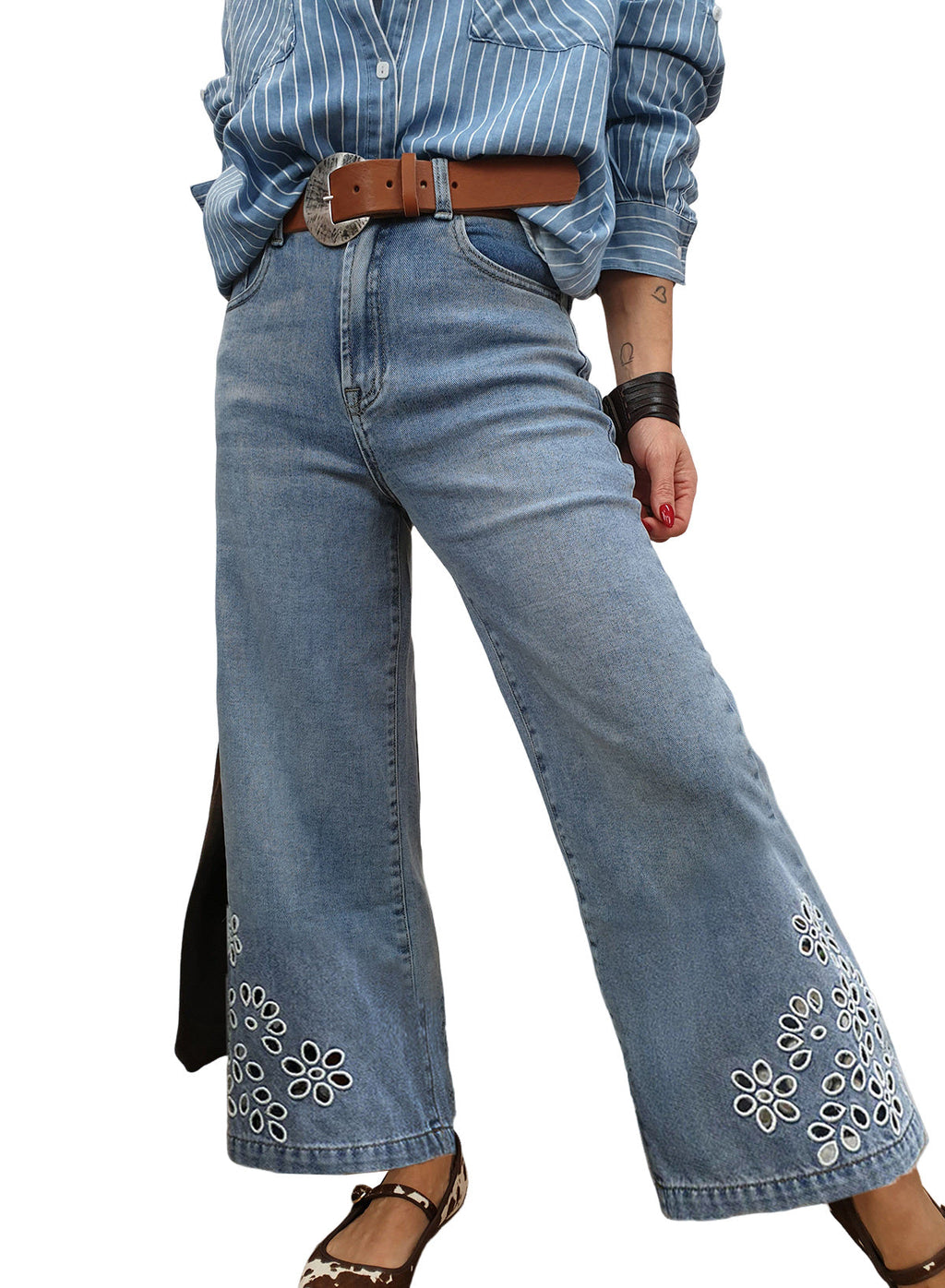 Cropped jeans
