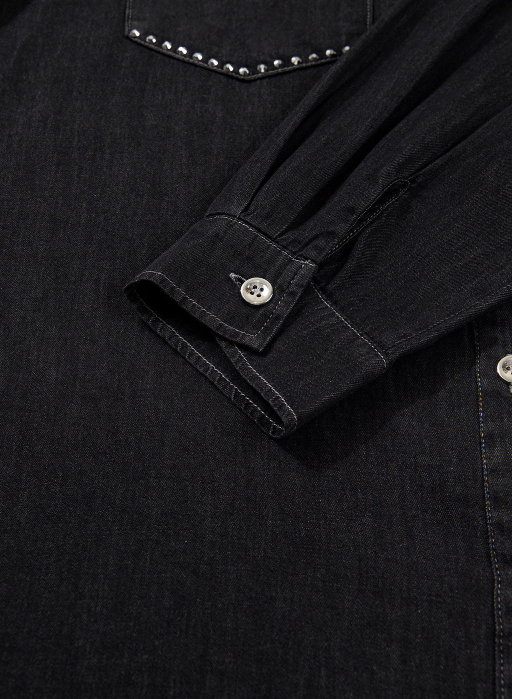 Denim jacket with diamonds