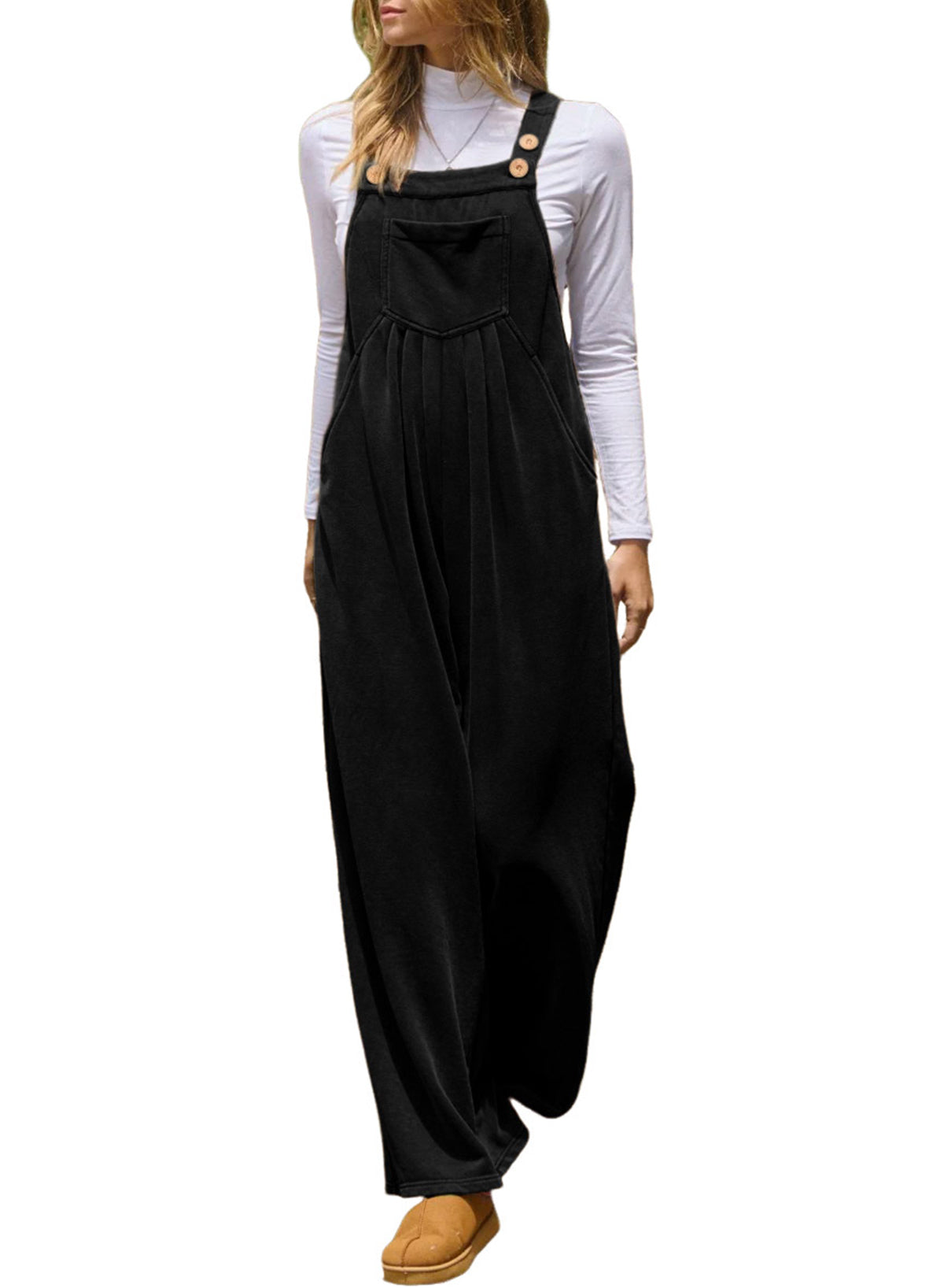 Dokotoo Women's Casual Overalls Fall Baggy Jumpsuits