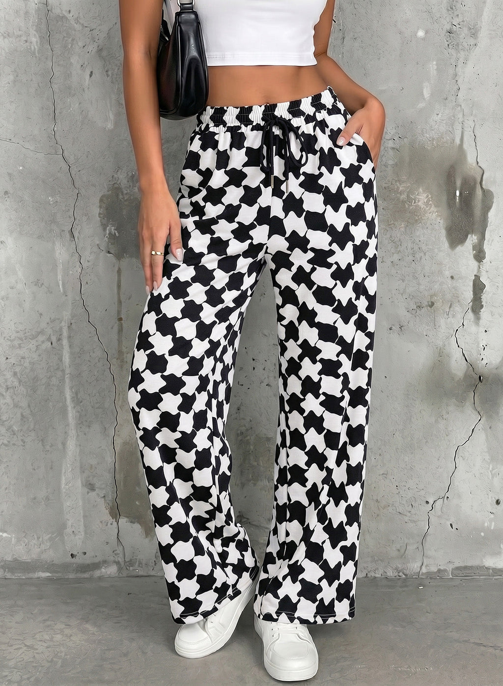 Resyla Y2K Retro American Fashion Street Chic Leopard Print Women Sweatpants