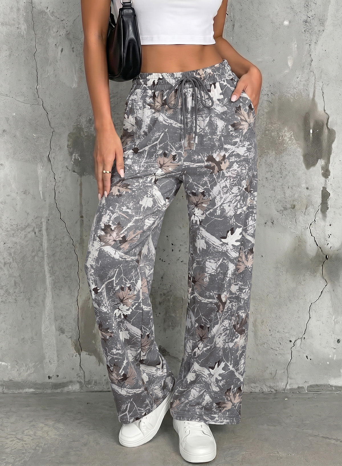 Resyla Y2K Retro American Fashion Street Chic Leopard Print Women Sweatpants