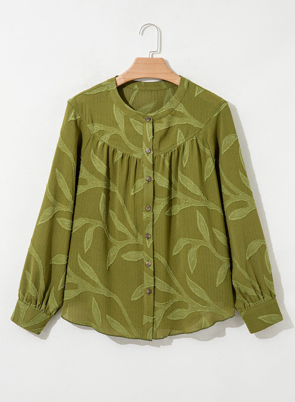 Womens Tops Casual Crewneck Boho Floral Button Down Shirts
