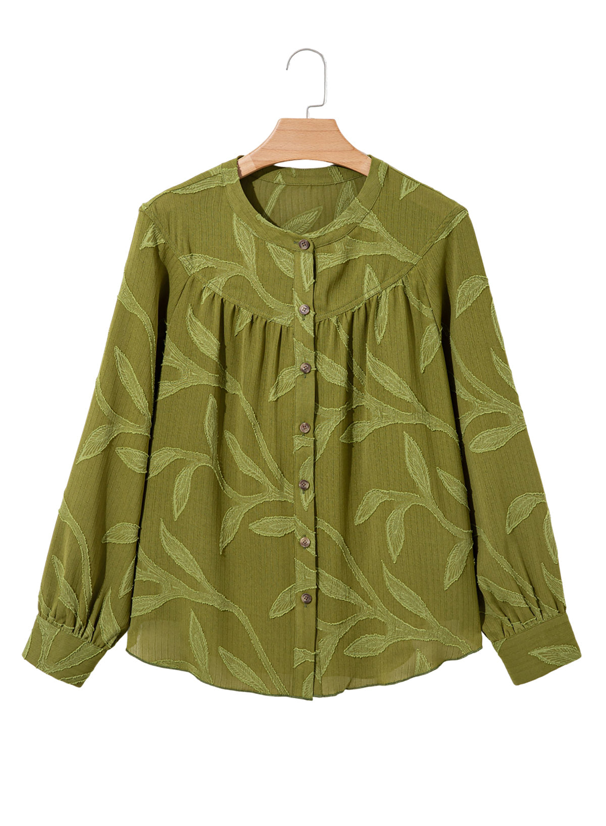 Womens Tops Casual Crewneck Boho Floral Button Down Shirts