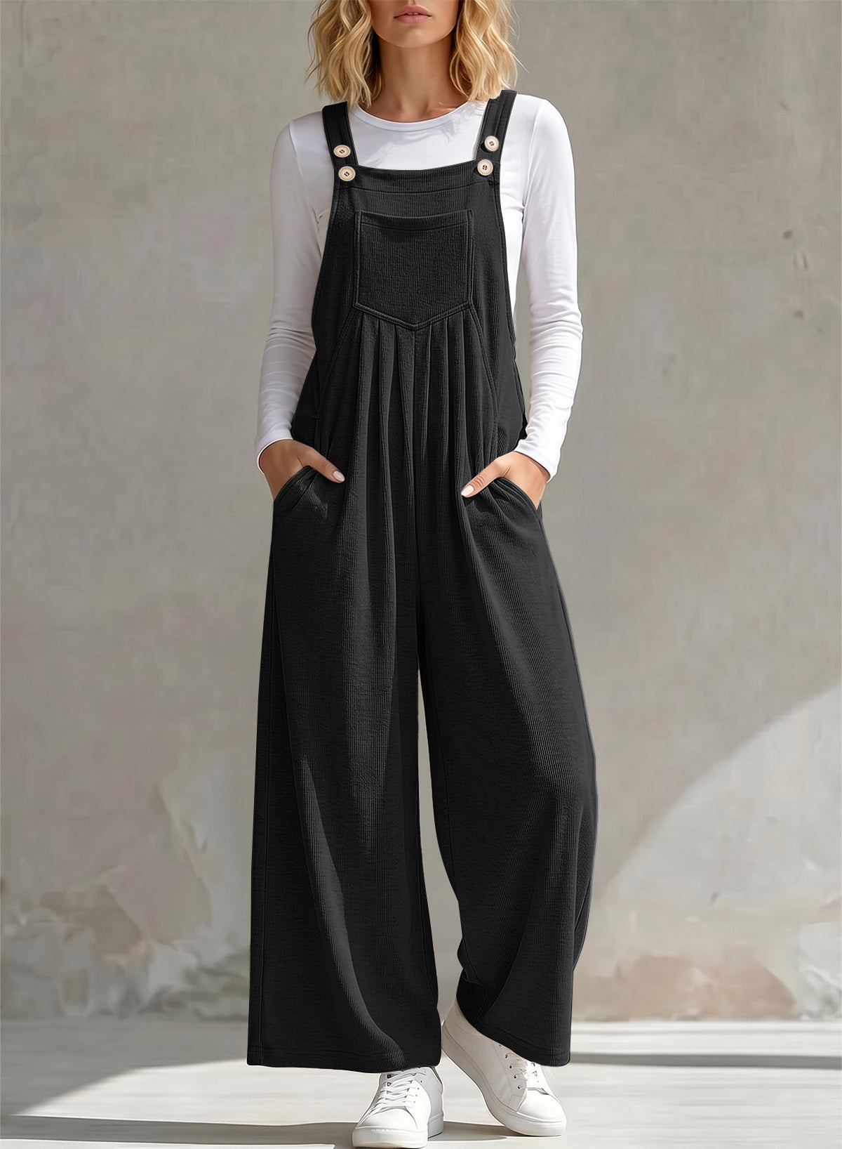Dokotoo Women's Casual Overalls Fall Baggy Jumpsuits