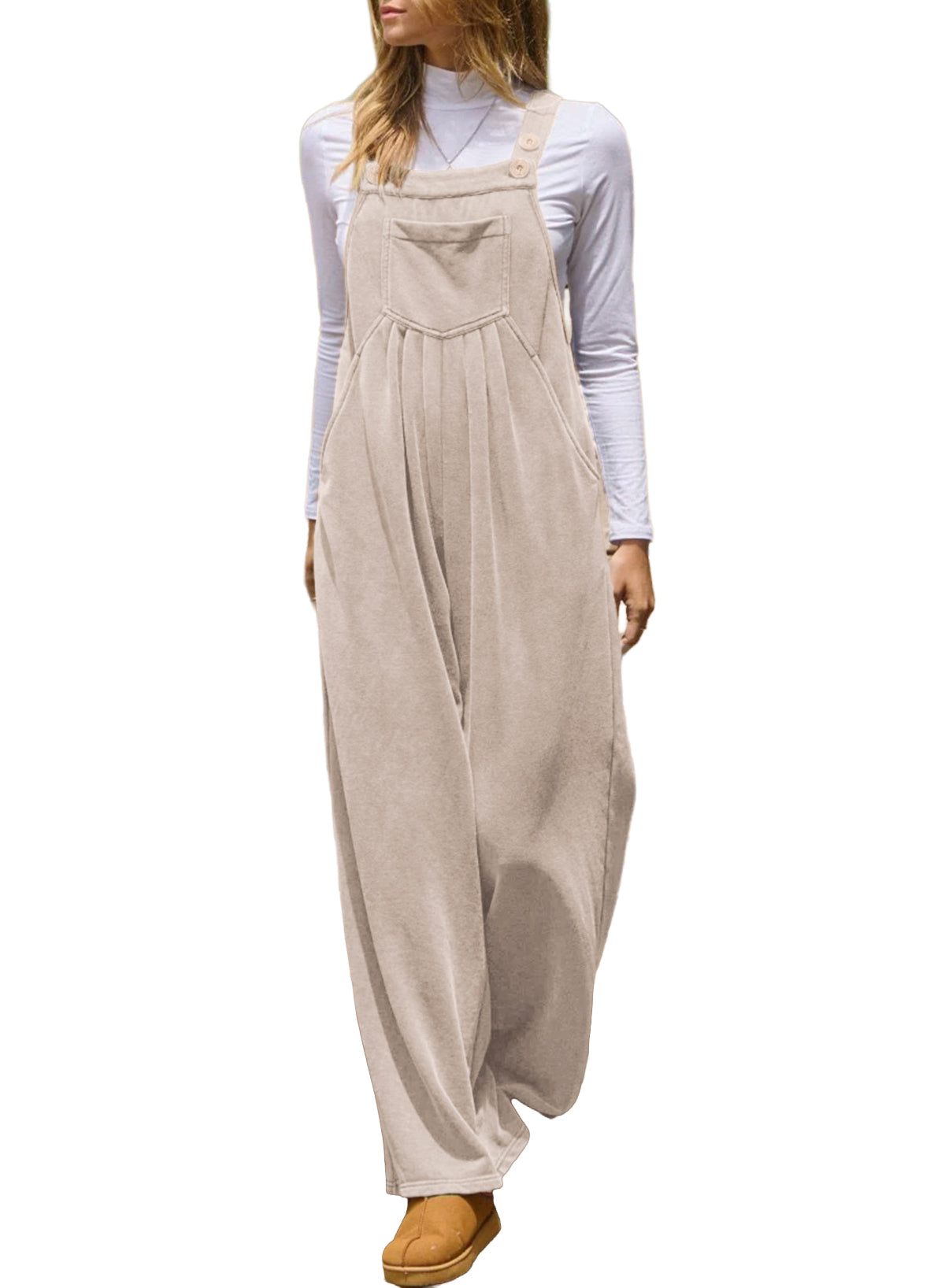 Dokotoo Women's Casual Overalls Fall Baggy Jumpsuits