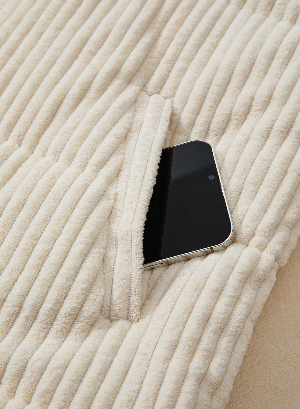 Corduroy Padded Coat In Fall/Winter
