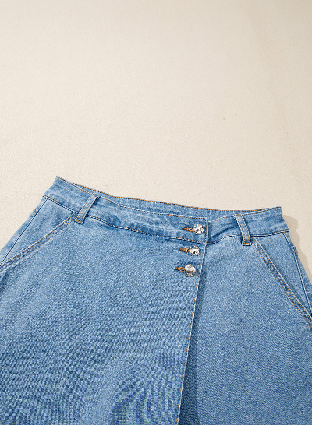 denim shorts