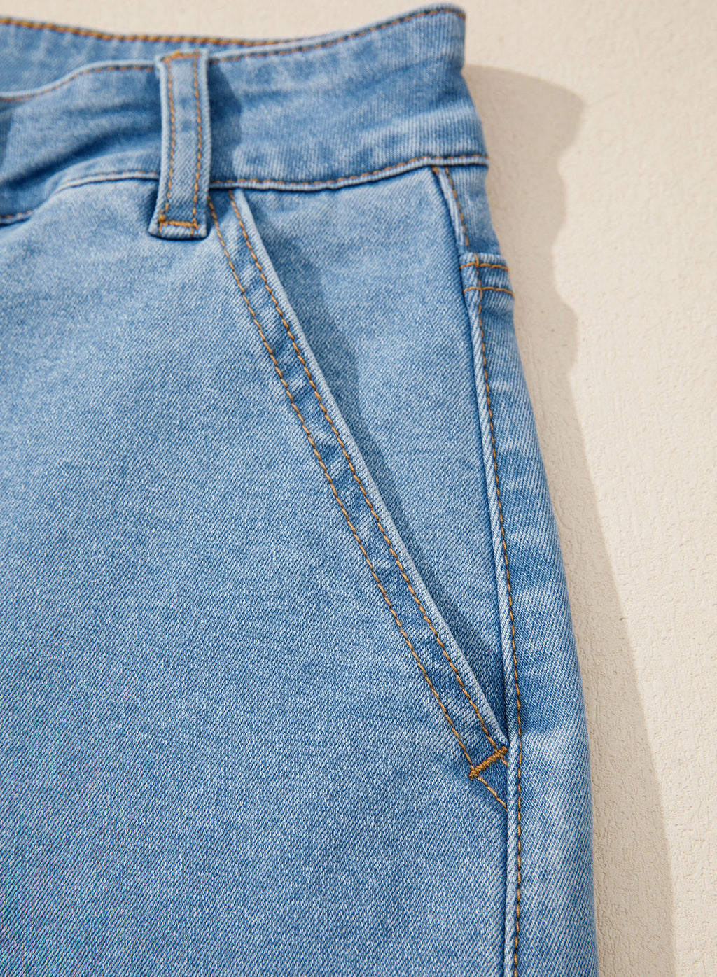 denim shorts
